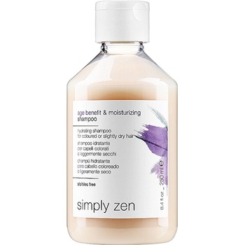 simply zen Age Benefit & Moisturizing подхранващ шампоан за боядисана коса за жени 100 мл