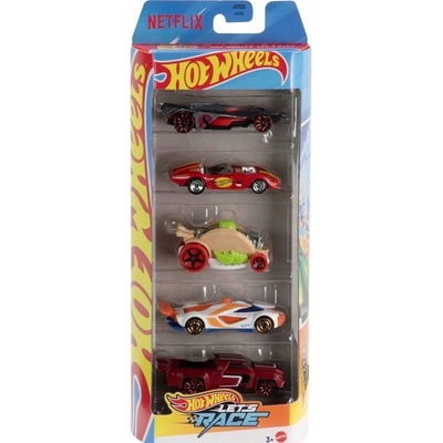 Mattel Hot Wheels Netflix Lets Race 5ks angličáky JBJ79