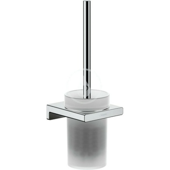 Hansgrohe AddStoris WC kefa nástenná matné sklo chróm 41752000