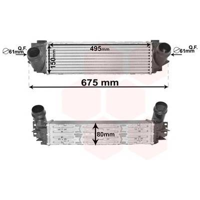 Chladič turba VAN WEZEL 06004463