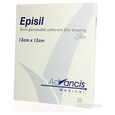 Advancis Medical Vellafilm Episil krytie na rany silik.transparentné 12 x 12 cm 10 ks