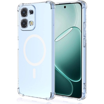 OPPO Магнитен Прозрачен Калъф за Oppo A6 Pro 5G / 4G - PC+TPU, 36 N52 магнита, Airbag, Прозрачен
