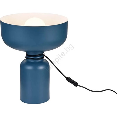 Klausen 108034 - Настолна лампа ABEL 1xE27/11W/230V синя (KS0126)