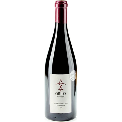 Orilo Saperavi Khashmi gruzínské suché červené 2021 13,5% 0,75 l (holá láhev)