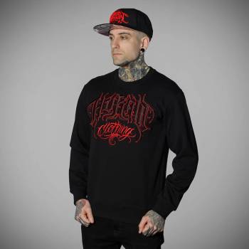 HYRAW мъжки суичър hyraw - red crewneck - 252sw02