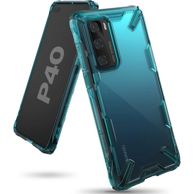 Ringke Калъф за Huawei P40, хибриден, Ringke Fusion X Case (FUSG0054), удароустойчив, син (FUSG0054)