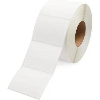 Image 1 of 45х35 мм 1 етикет на ред самозалепващи етикети бели