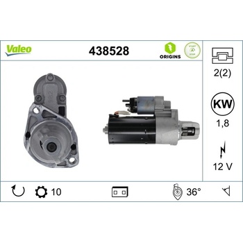 Startér VALEO 438528