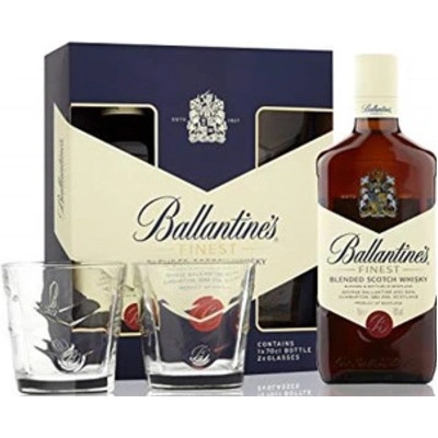 Ballantine’s 40% 0,7 l (darčekové balenie 2 poháre)