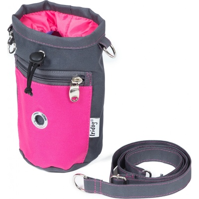Iridog Pamlskovník HAPPY šedo růžový 17 cm x průměr 11 cm