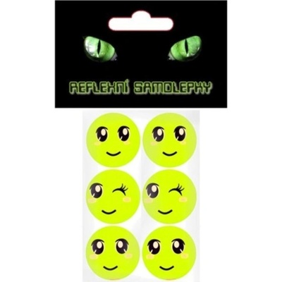 Samolepky reflexní 6 ks