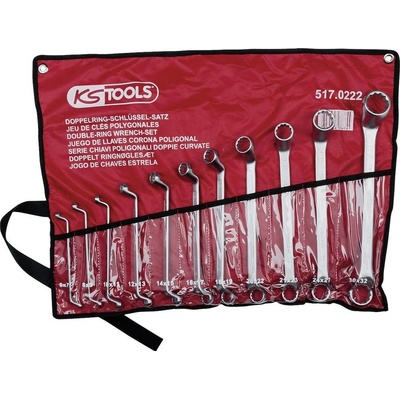 KS Tools prstencový kľúč 11-dielna 6 - 32 mm 517.0222