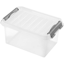 Heidrun Plastový úložný box s vekom Clip box 4l