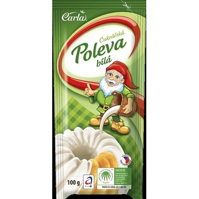 CARLA Cukrárska poleva biela 100 g