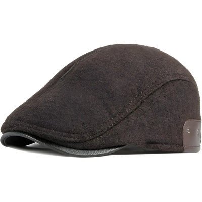HARAHU Мъжка беретка ne-26156 - Кафява/xl kp26156
