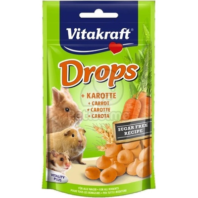 Vitakraft Drops - Лакомство за награда с моркови 75 г