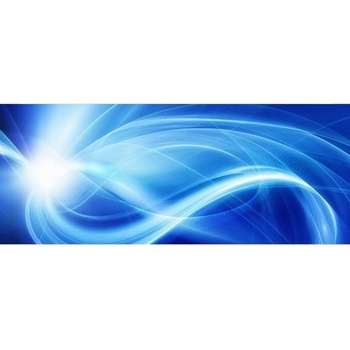 DIMEX ART s. r. o Панорамни флизелинов фототапет син абстракт 375 x 150 см