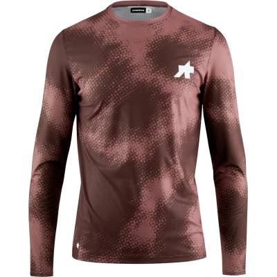 ASSOS Фланелка с дълъг ръкав за колоездене ASSOS Tactica L/S T-Shirt T5 Cycling jersey - Ground Brown - размер M (056-4006-0114)