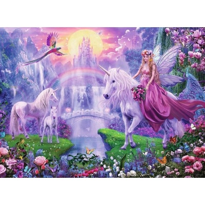 RAVENSBURGER Svítící Magická noc jednorožců XXL 200 dielov