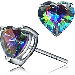 HARAHU Обици Small Hearts - Многоцветни KP29320