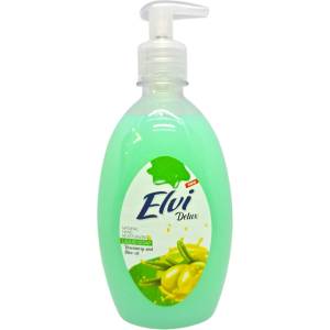  ELVI течен сапун, Delux, 400мл, Rosmary & olive oil