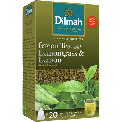 Dilmah Lemongrass & Lemon čaj zelený citrónová tráva a citron 20 x 1,5 g