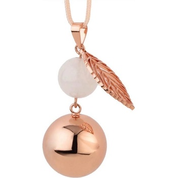 Image 1 of Bola Медальон за бременни Бола - Rose gold pearl leaf (VO206)