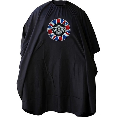 Dear Barber Pláštěnka s vyšívaným logem DEAR BARBER Barber cape GB flag