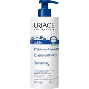 Uriage Почистващо душ-олио за бебета и деца Uriage - Xemose C8+ Bebe, за суха кожа, 500 ml