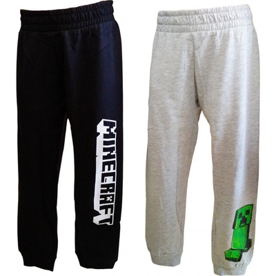 Fashion UK tepláky Minecraft chlapecké Černá