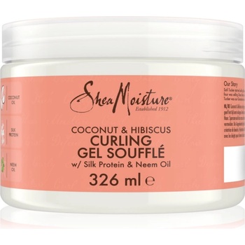 Shea Moisture Coconut & Hibiscus грижа без отмиване за къдрава коса 340 гр