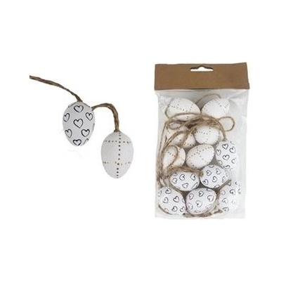 Dekoračné vajíčka, 12 ks X4787