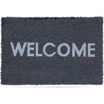 Horecano Изтривалка Horecano - Welcome, 40 x 60 cm, сива (011583)