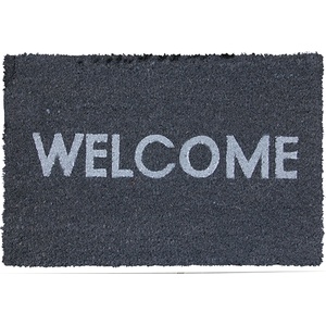 Horecano Изтривалка Horecano - Welcome, 40 x 60 cm, сива (011583)