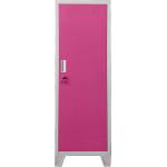 Carmen Метален шкаф Carmen CR-1604-1 JZ - Сив / розов (3580173) - bay