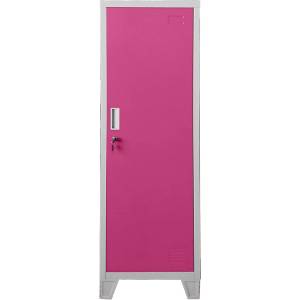 Carmen Метален шкаф Carmen CR-1604-1 JZ - Сив / розов (3580173) - bay