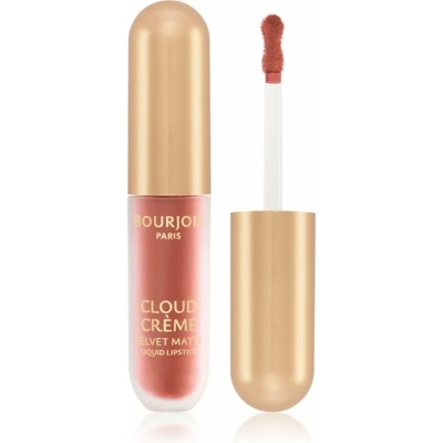Bourjois Cloud Crème Velvet Matte ultra matující tekutá rtěnka 06 Passion Peach 3,1 ml