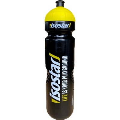 Isostar láhev 1litr - špunt - černá