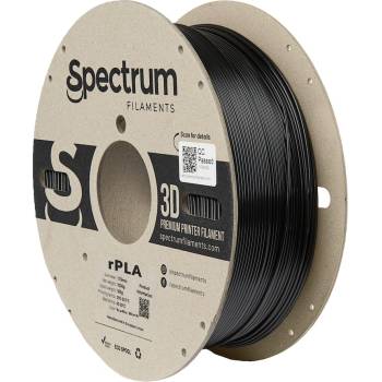 Spectrum 80554 3D филамент, r-PLA, 1, 75mm, 1000g, черен цвят на движението (80554)