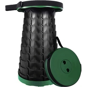 Origin Outdoors Телескопичен стол, черен 45cm (562143)