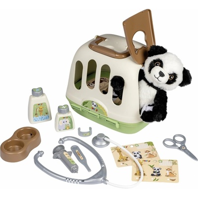 SMOBY Veterinární výbava s pandou a přepravním boxem 2v1