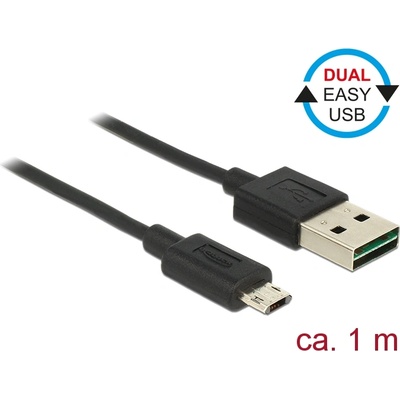 Delock Кабел Delock, щепсел за конектор EASY-USB 2.0 тип A Щепсел за конектор EASY-USB 2.0 тип B,