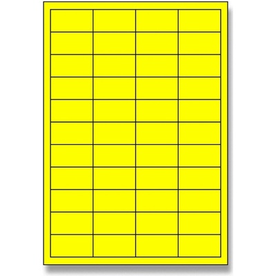 Rayfilm R0121.0203A 48,5 x 25,4 mm 4400 etiket žluté