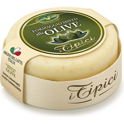 Trevalli čerstvý syr so zelenými olivami 8ks 180 g
