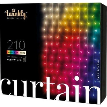 TWINKLY Curtain LED závěs 210 LED RGBW TWW210SPP-TEU