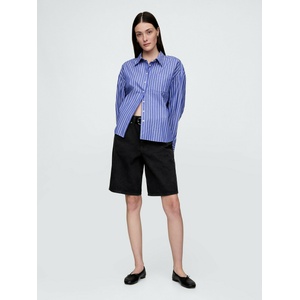 GAP Дънкови шорти Mid Rise Longline GAP GAP | Cheren | ЖЕНИ | XXS