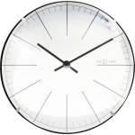 NeXtime Стенен или настолен часовник Big Stripe минi бял (3506WI)