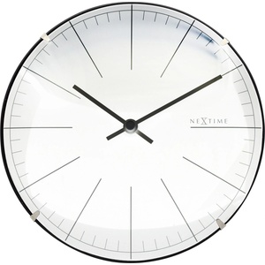 NeXtime Стенен или настолен часовник Big Stripe минi бял (3506WI)