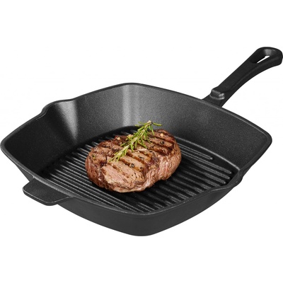 GRILLMEISTER Litinová grilovací pánev 25 cm hranatá – Zboží Dáma