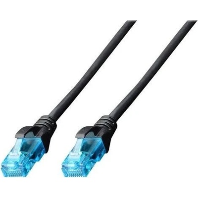 Digitus DK-1512-050/BL Ecoline Patch, UTP, CAT 5e, AWG 26/7, 5m, černý